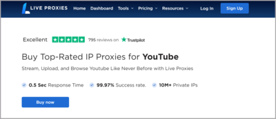 top rated youtube proxies