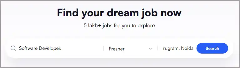 Search jobs on naukri.com