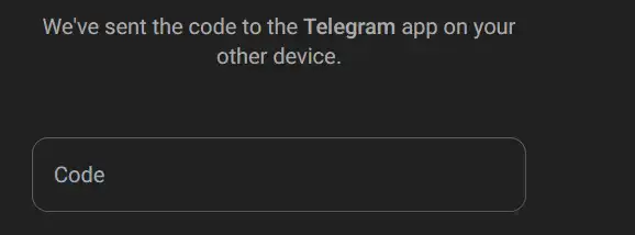 Telegram-Login(Step 3)