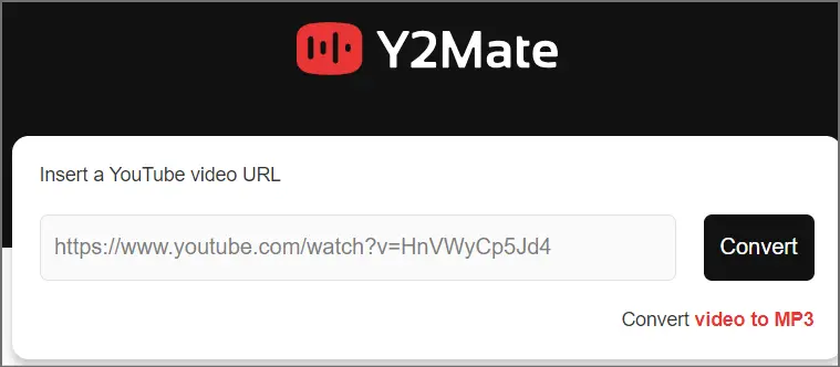 youtube to mp3 converter y2mate