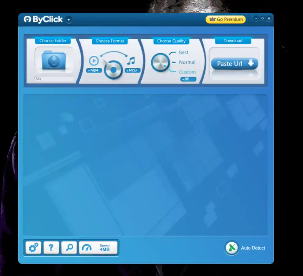 ByClick Downloader to download videos in high quality