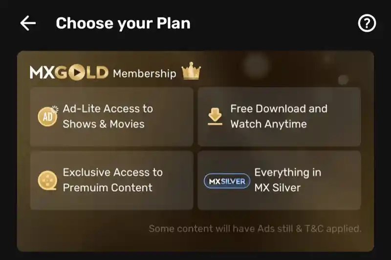 MX Player pro plan