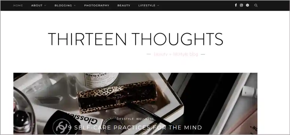 Thirteen thoughts