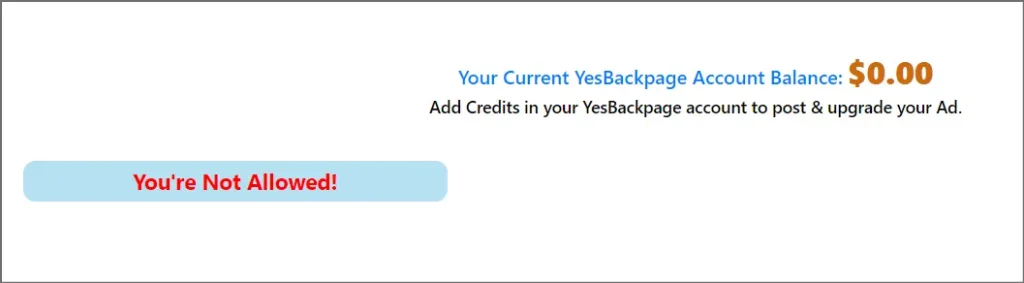 Yesbackpage deposits 