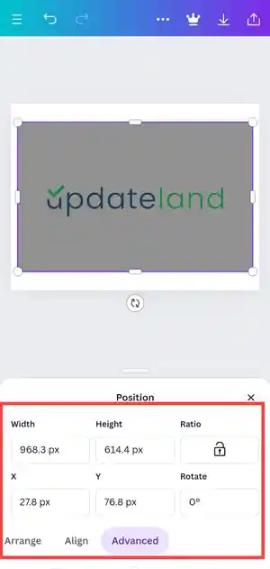 advanced positioning with canva