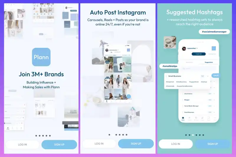 make a grid post on Instagram with Plann