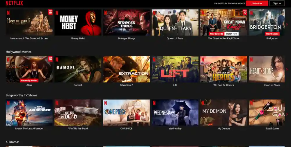 Netflix safe alternative to 123 movies