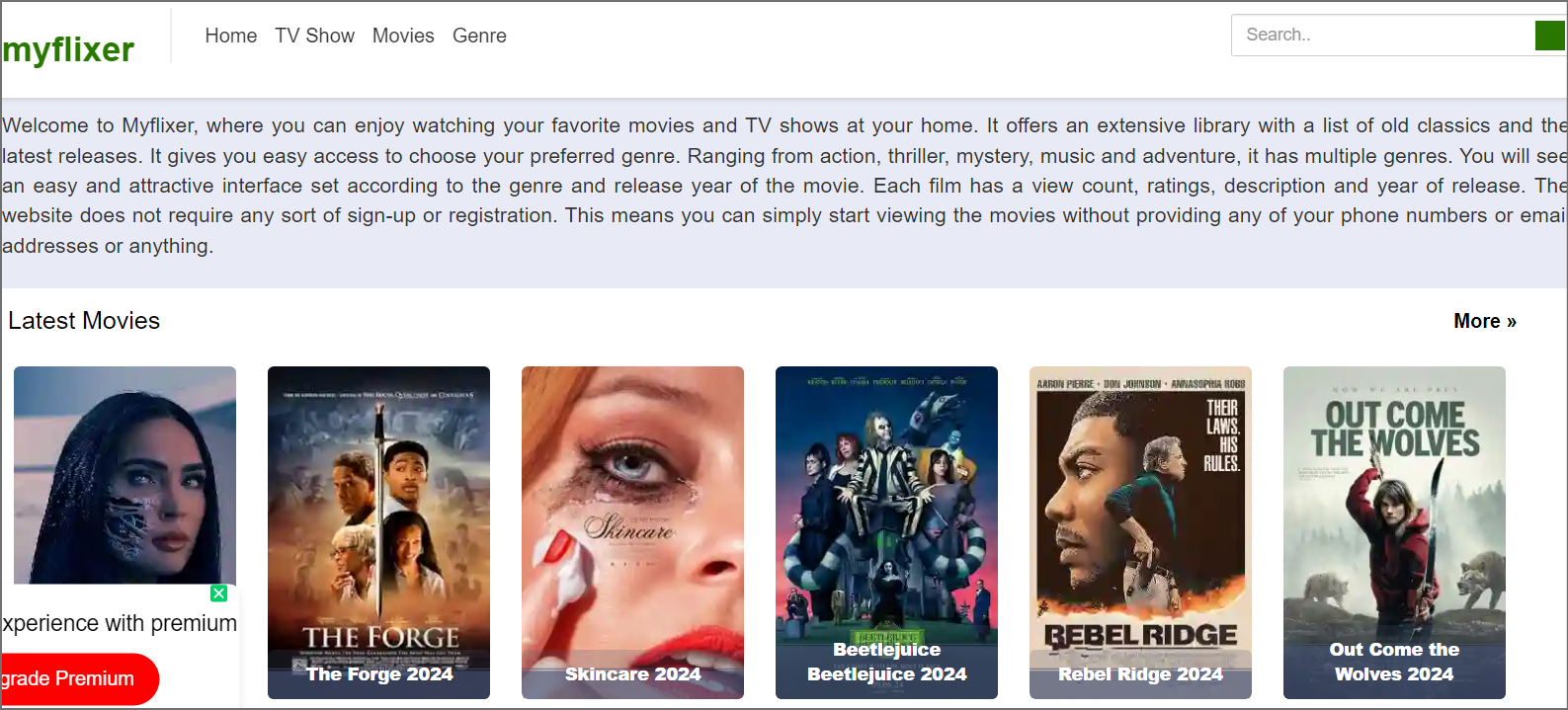 alternatives to MyFlixer