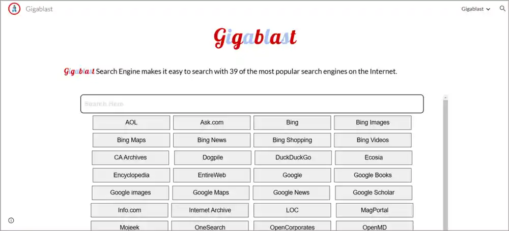 Gigablast Search Engine