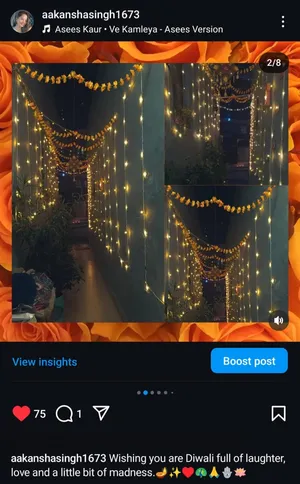 Happy Diwali post captions