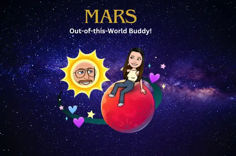 Mars in snapchat solar system