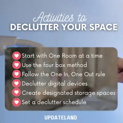 Declutter your space