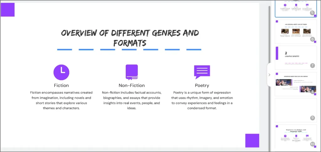 Fotor AI ppt creator 