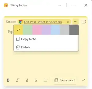 Changing Colors of Notes