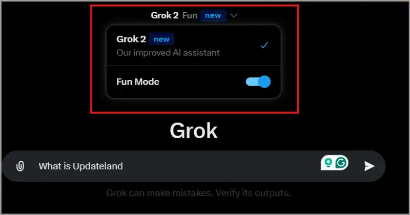 Enable Fun Mode on Grok