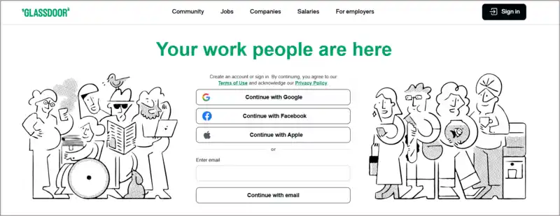 Glassdoor Indeed alternative