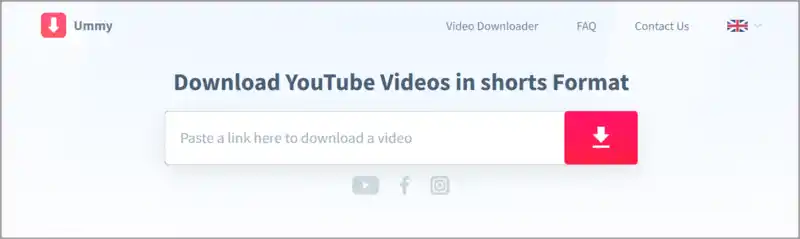 Ummy YouTube Shorts downloader