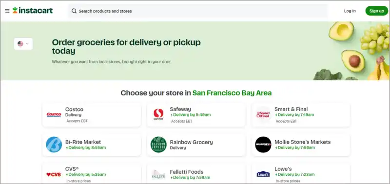 Instacart Doordash Alternative